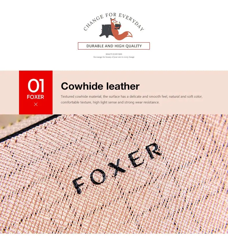 Leather Zip Clutch Organizer with Wristlet