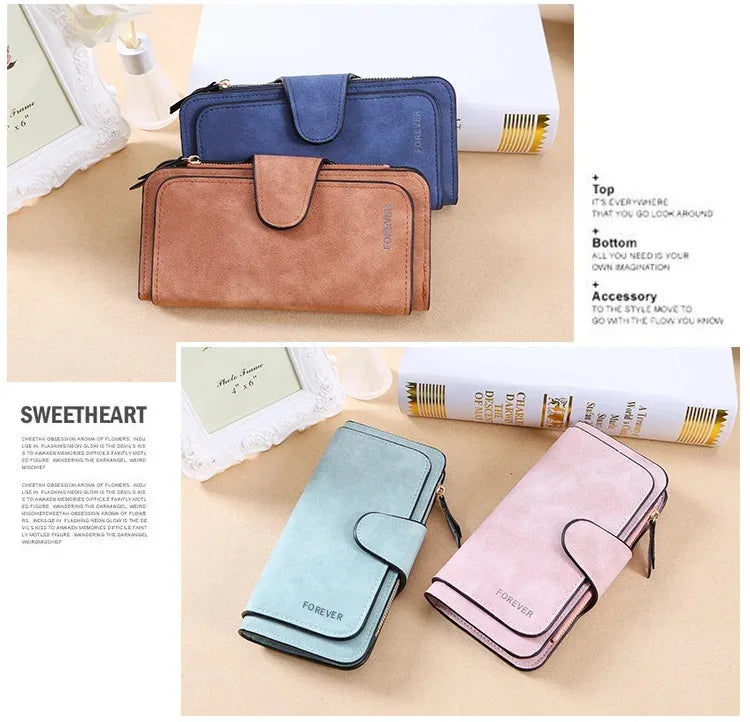 Cartoon Long Zip Clutch Wallet