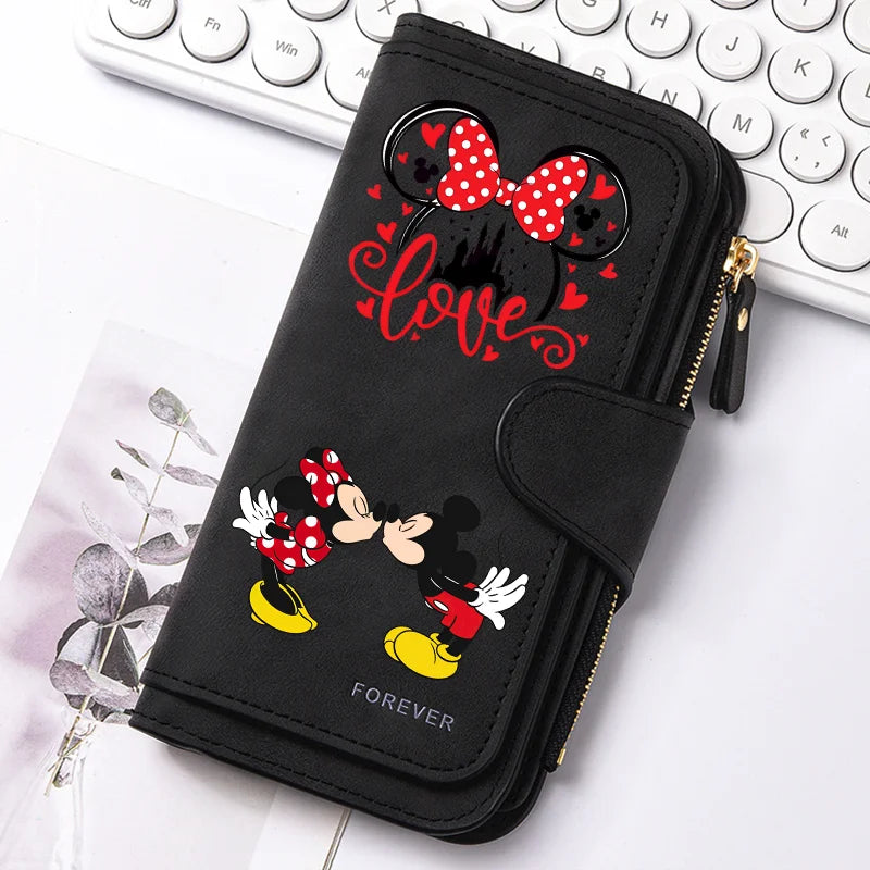 Cartoon Long Zip Clutch Wallet