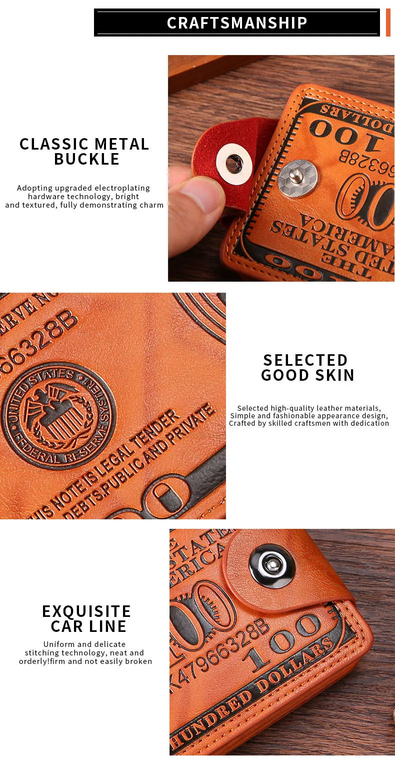 Vintage PU Card Organizer with Coin Pocket