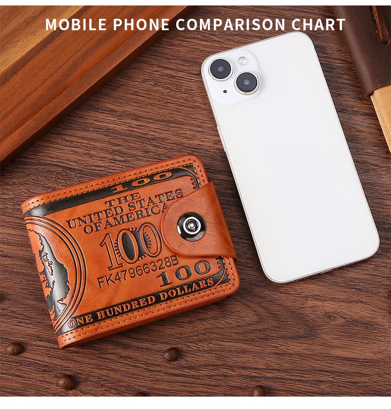 Vintage PU Card Organizer with Coin Pocket