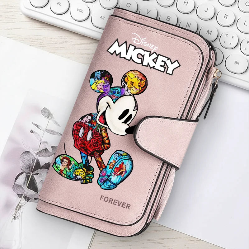 Cartoon Long Zip Clutch Wallet