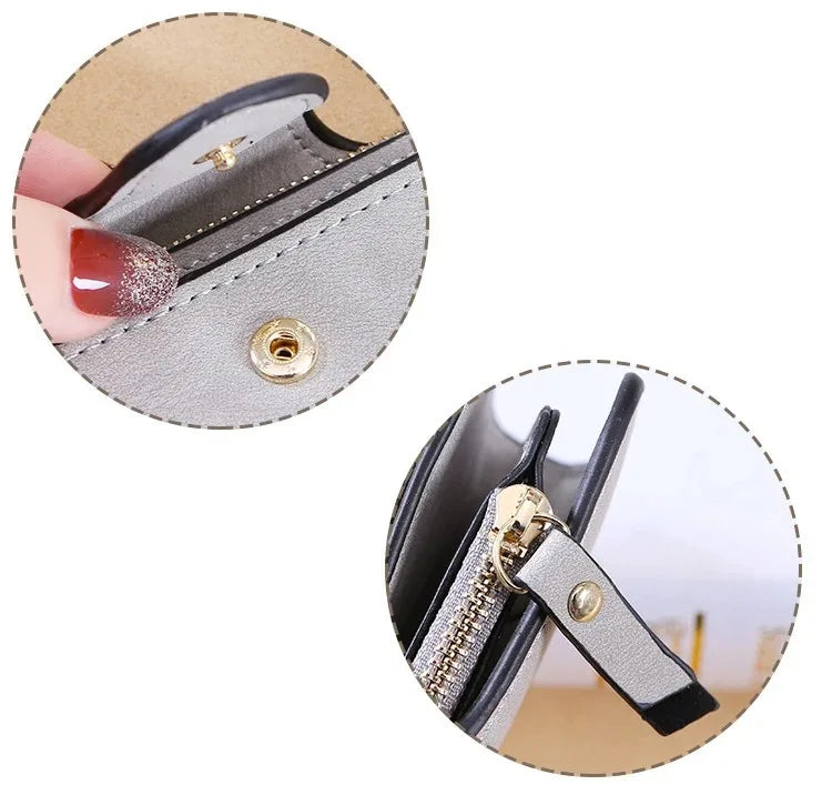 Cartoon Long Zip Clutch Wallet