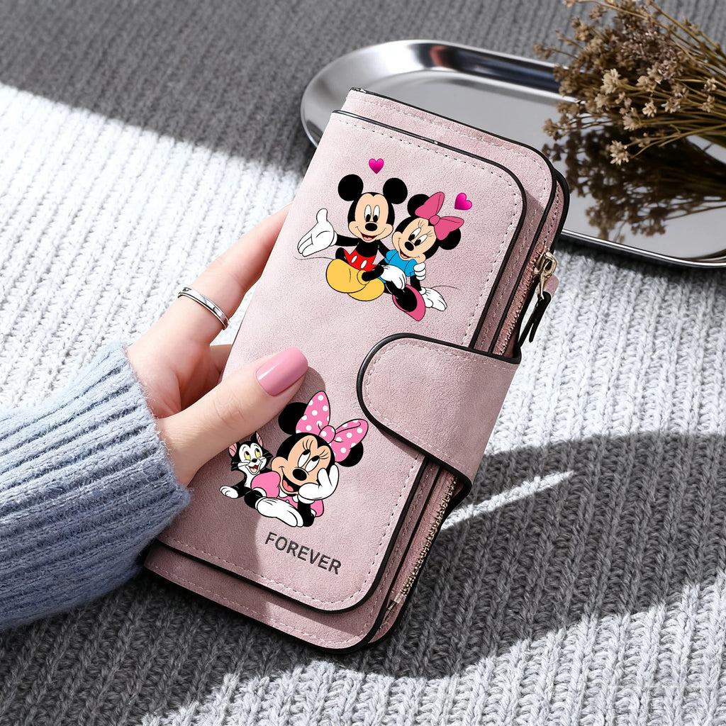 Cartoon Long Zip Clutch Wallet