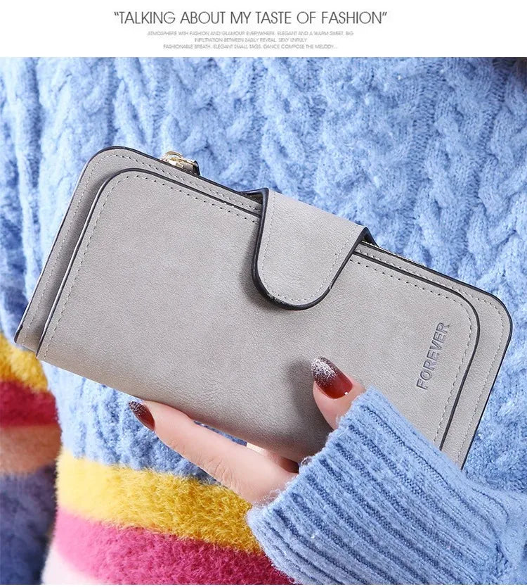 Cartoon Long Zip Clutch Wallet