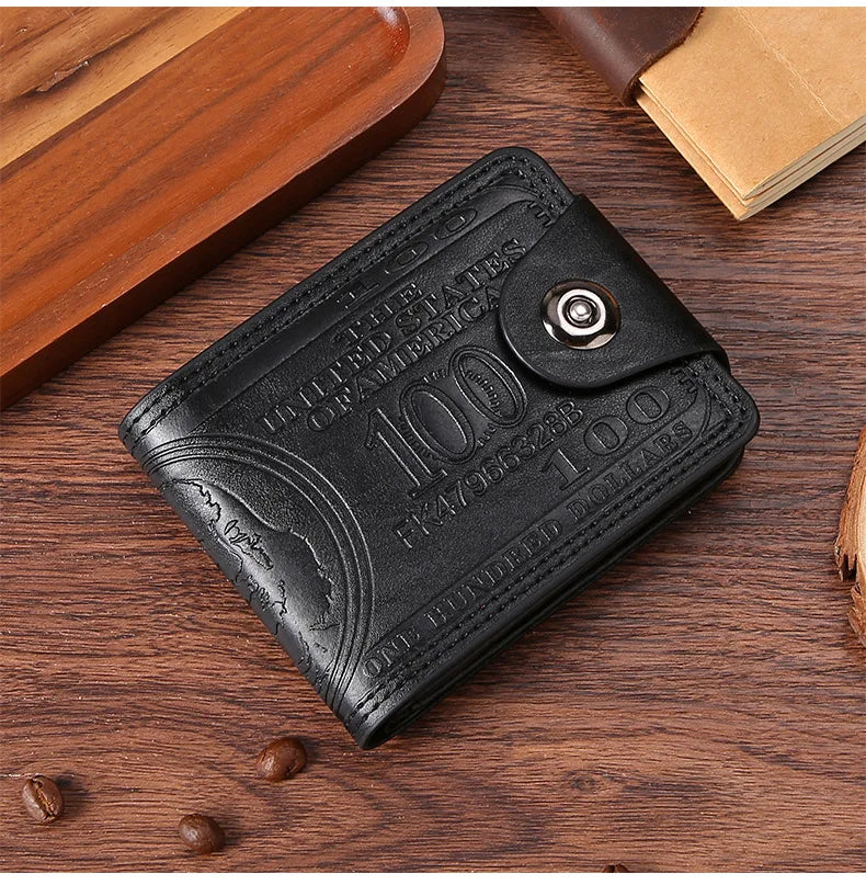 Vintage PU Card Organizer with Coin Pocket