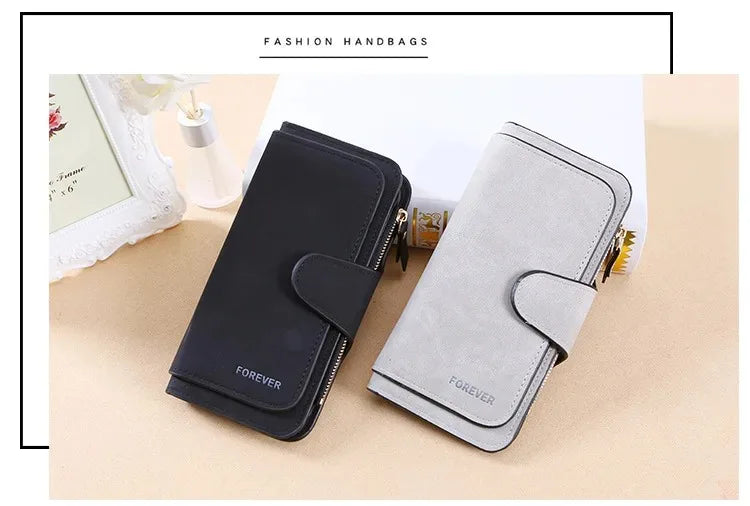 Cartoon Long Zip Clutch Wallet