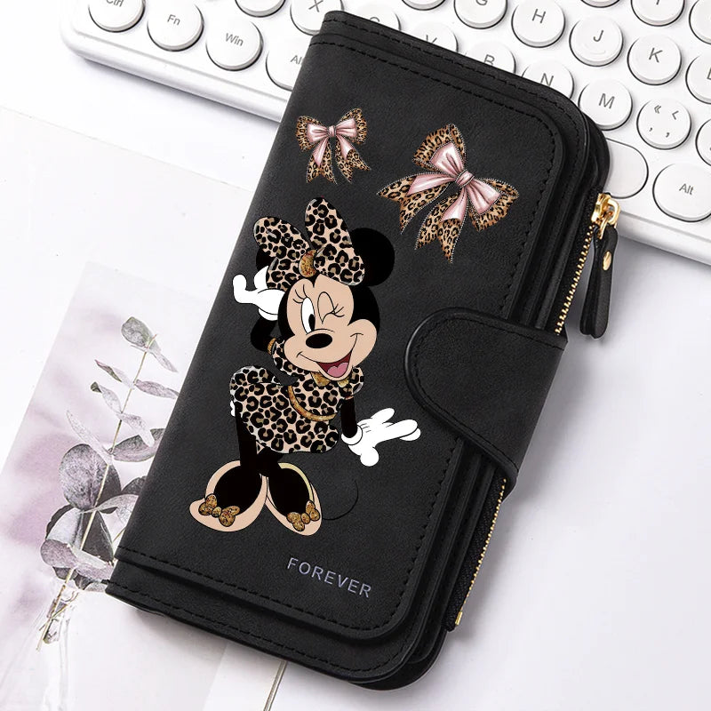 Cartoon Long Zip Clutch Wallet
