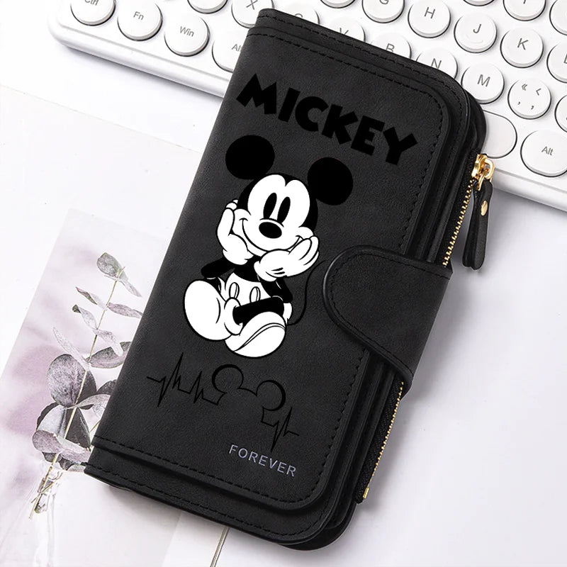 Cartoon Long Zip Clutch Wallet