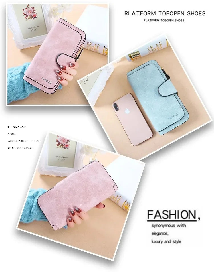 Cartoon Long Zip Clutch Wallet