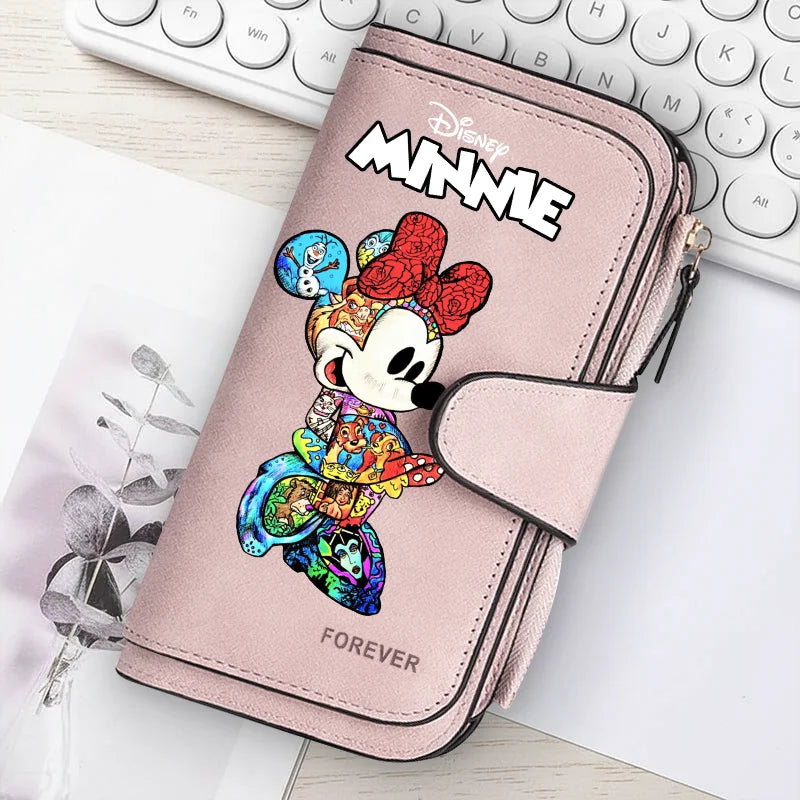 Cartoon Long Zip Clutch Wallet