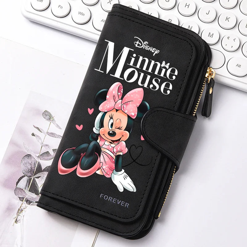 Cartoon Long Zip Clutch Wallet