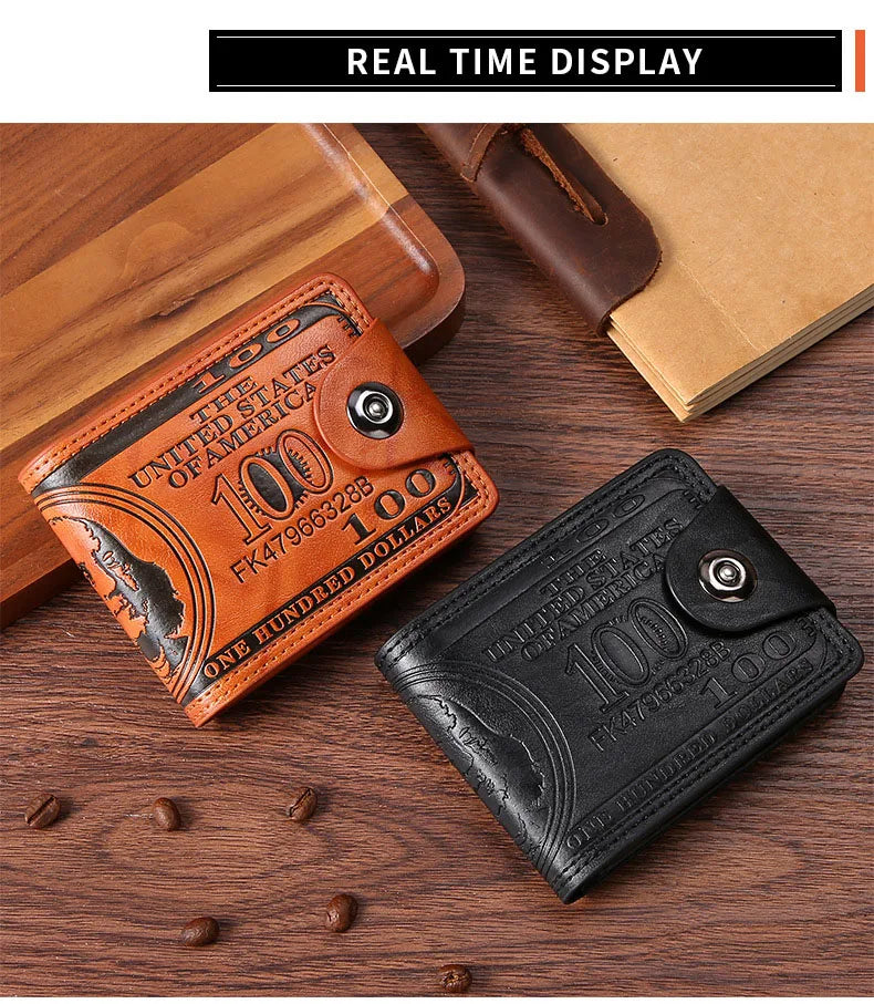 Vintage PU Card Organizer with Coin Pocket